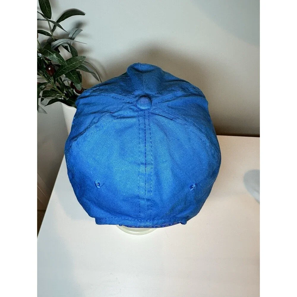 Vintage 80s Quakertown Football Panthers Rope Hat Blue Snapback Trucker Cap